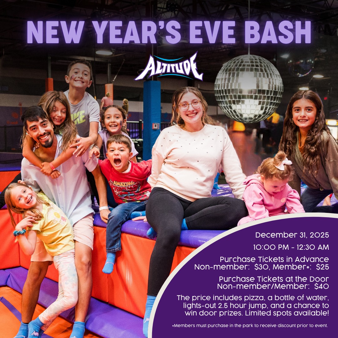 New Year's Eve at Altitude Trampoline Park