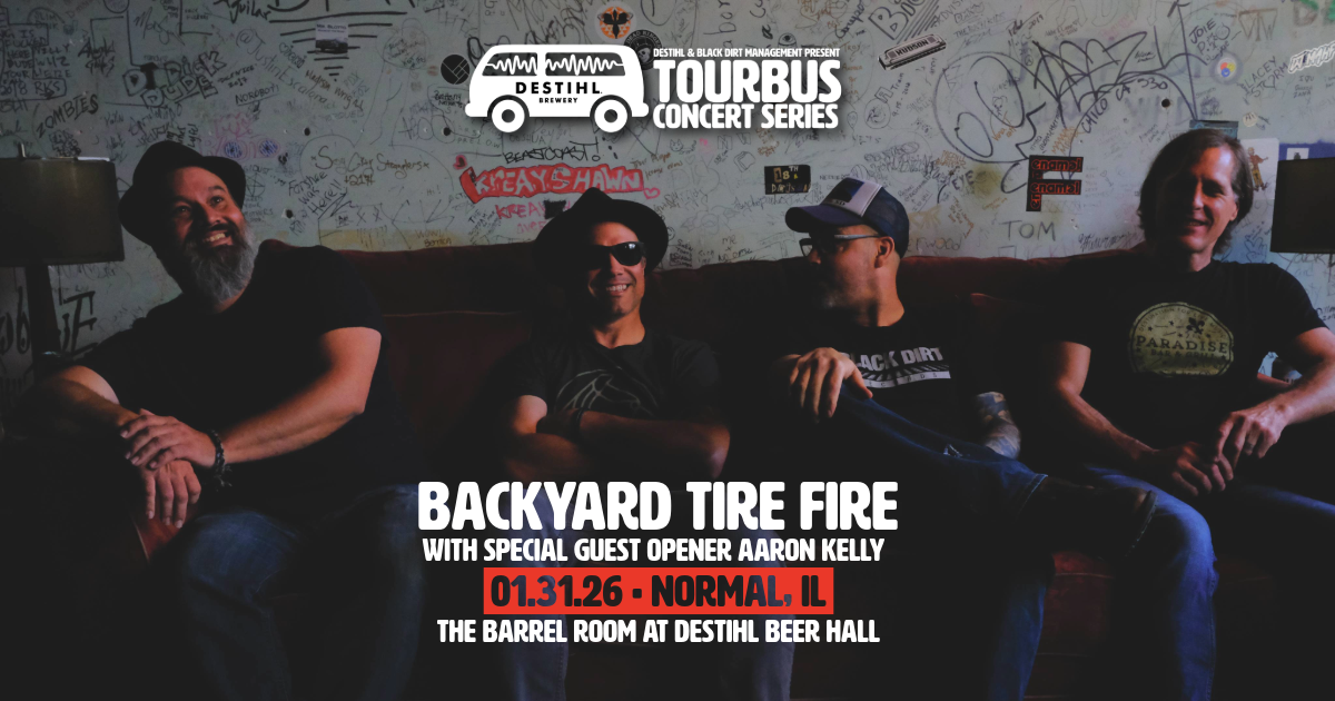 TourBus Concert Series: Backyard Tire Fire with Aaron Kelly Live in the Barrel Room Share