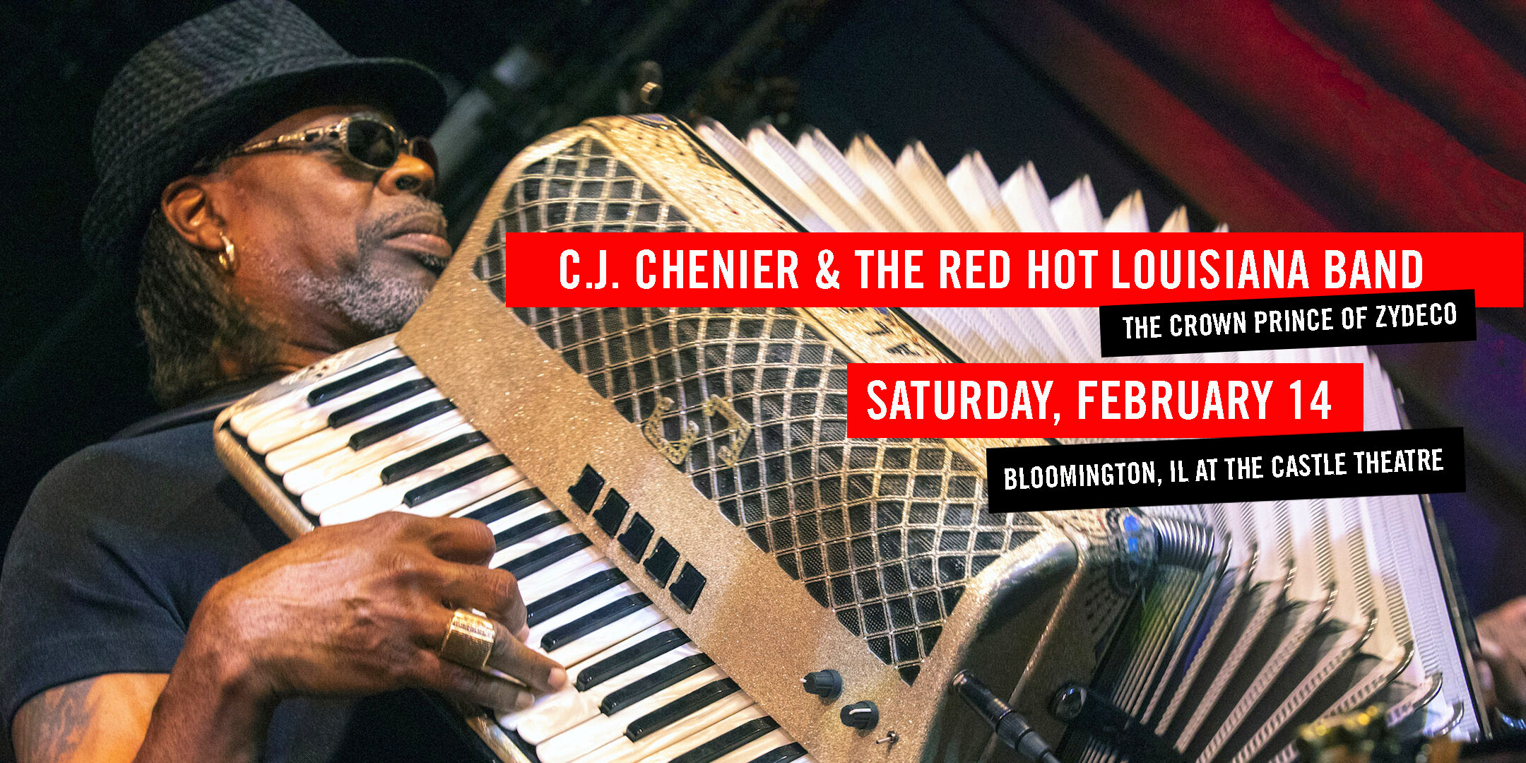 C.J. Chenier & The Red Hot Louisiana Band live at The Castle Theatre