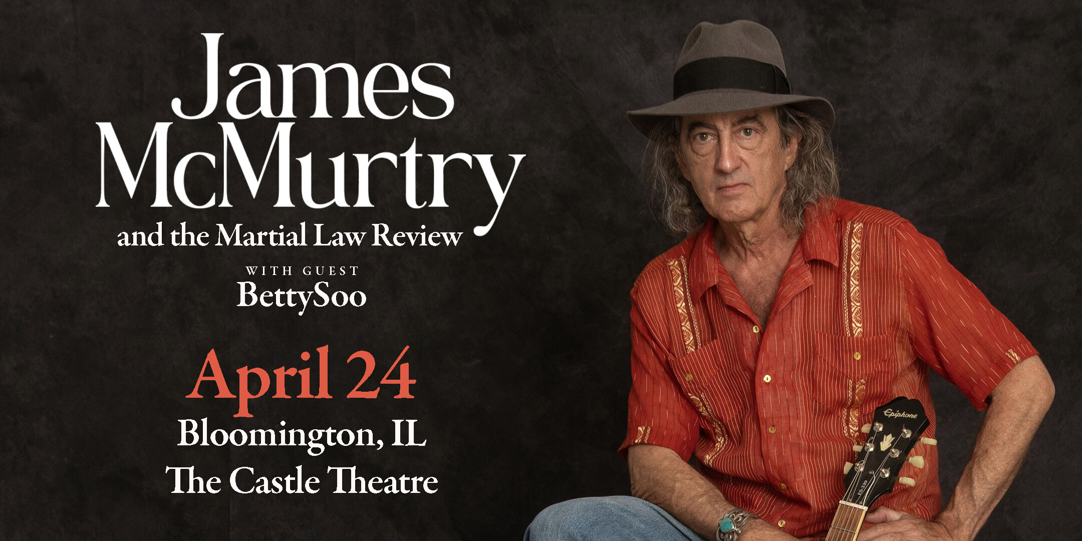 James McMurtry and the Martial Law Review live at The Castle Theatre