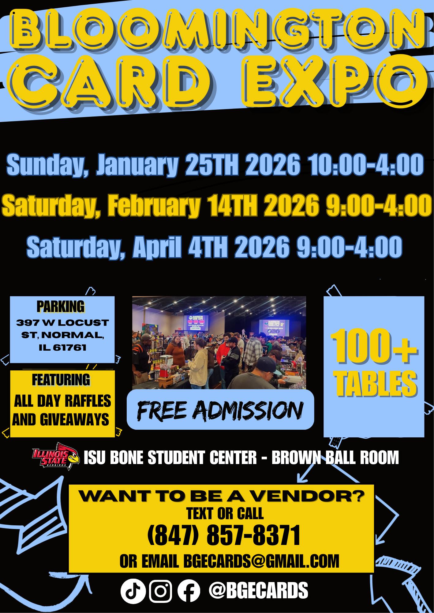 Bloomington Card Expo 1/25