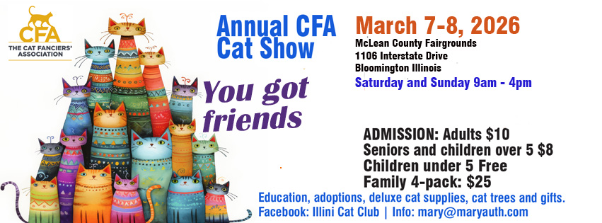 CFA Illini Cat Club Cat Show