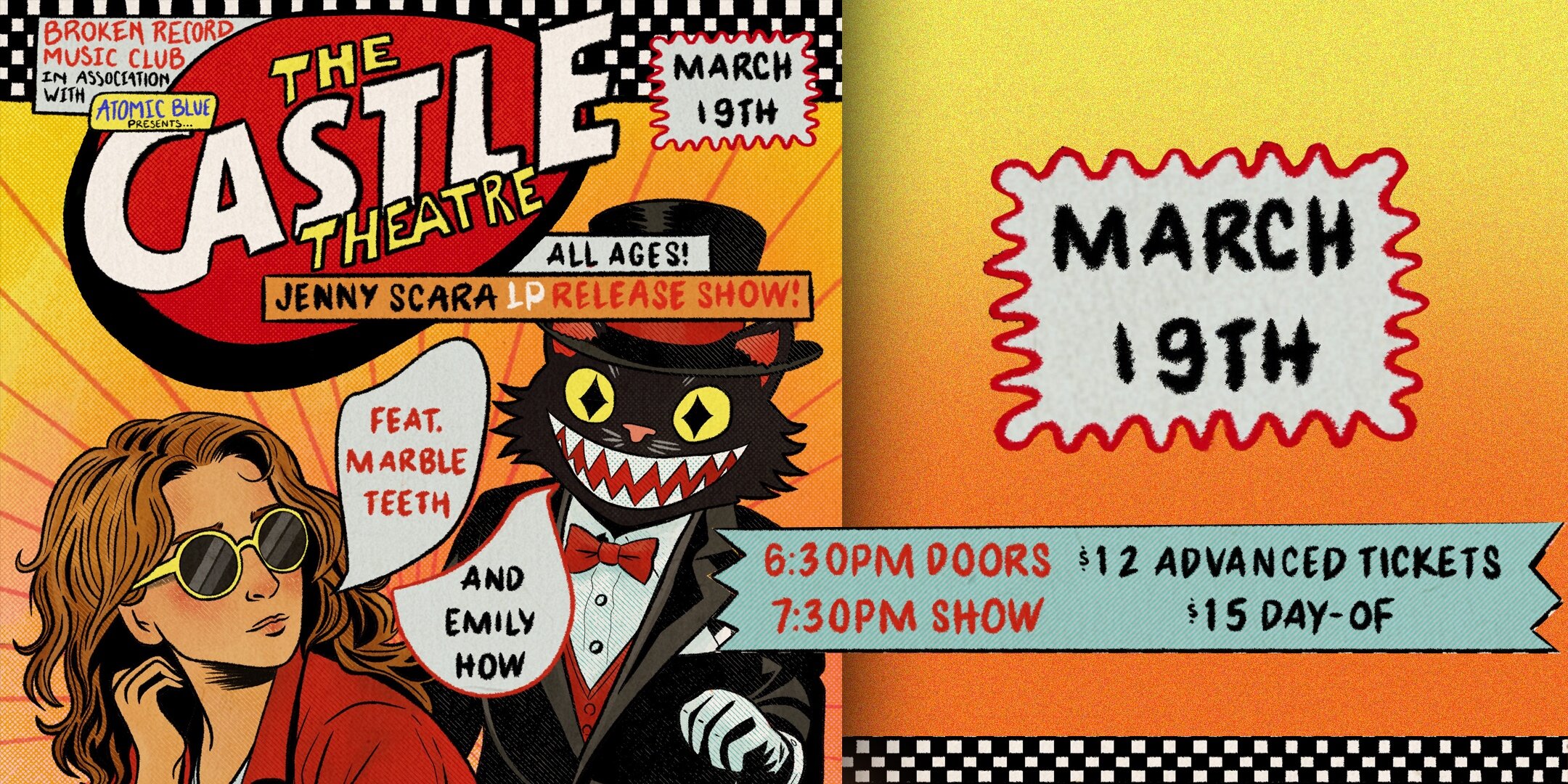 JENNY SCARA LP RELEASE SHOW live at The Castle Theatre