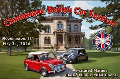 Champagne British Car Show
