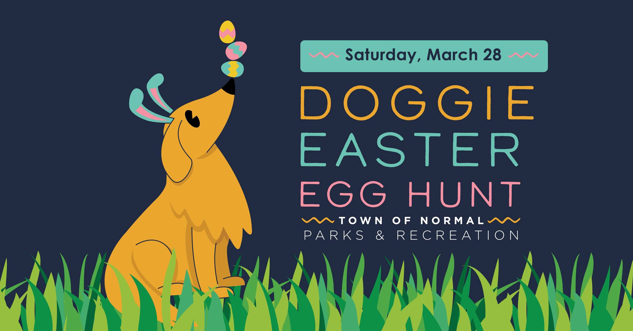 Doggie Easter Egg Hunt