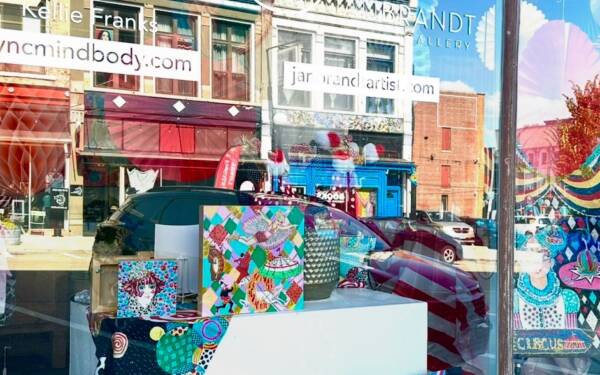 Jan Brandt Gallery front window