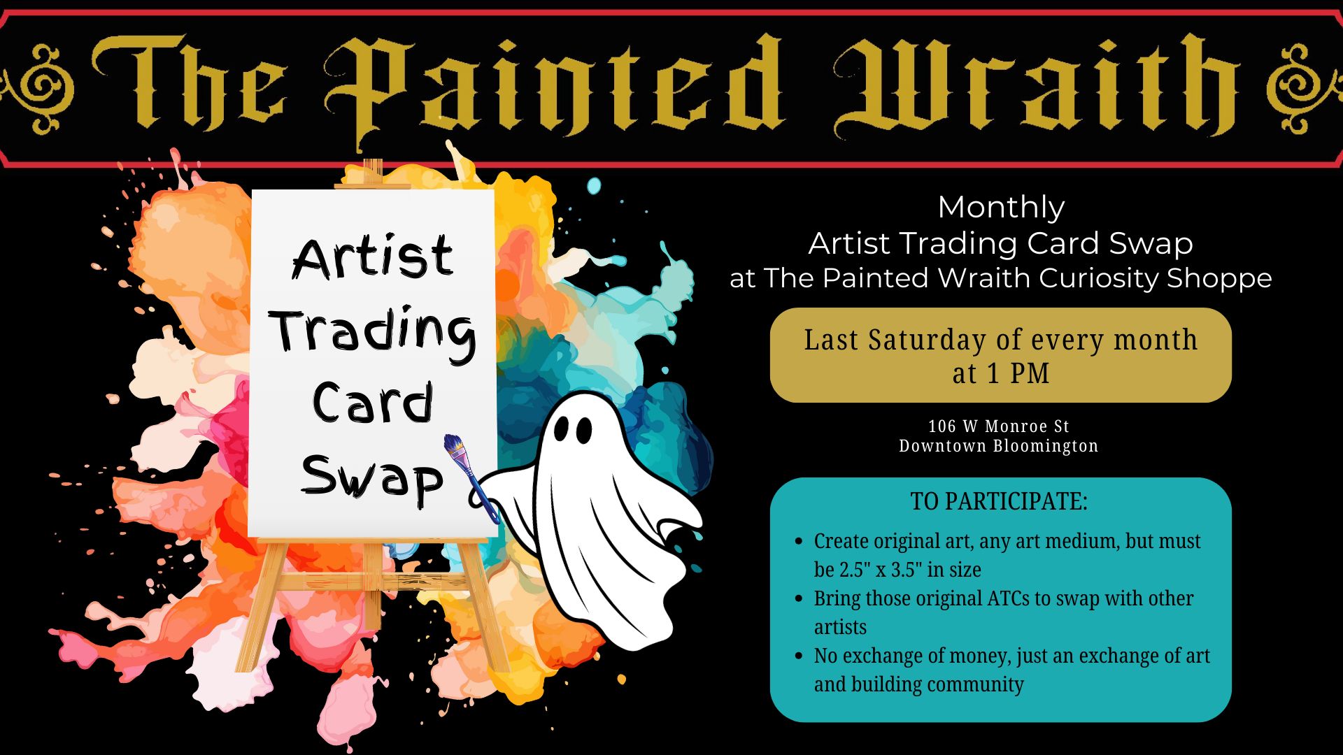 April Artist Trading Card Swap