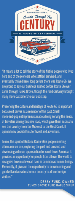 Quote from Debby Funk about Funks Grove Pure Maple Sirup