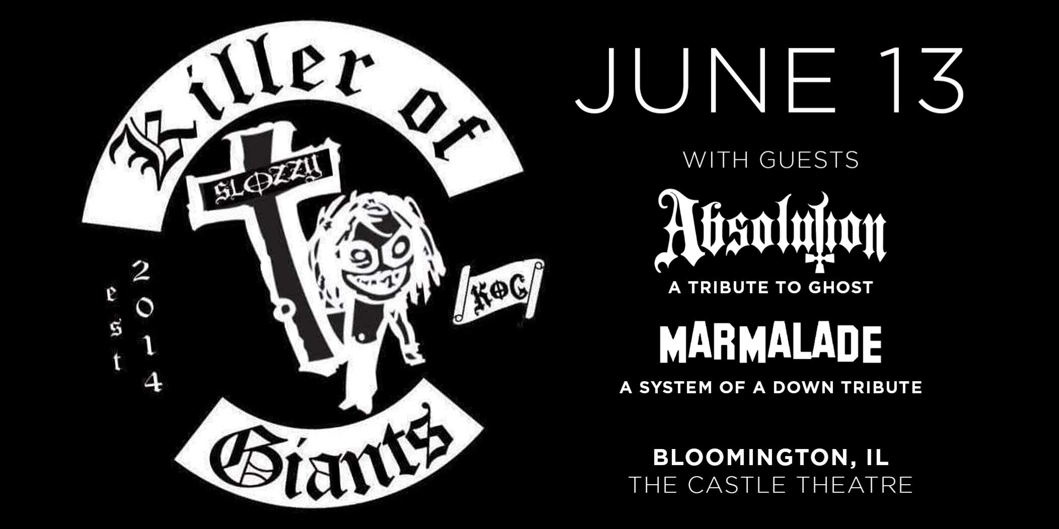 Killer of Giants: A Tribute to Ozzy Osbourne live at The Castle Theatre