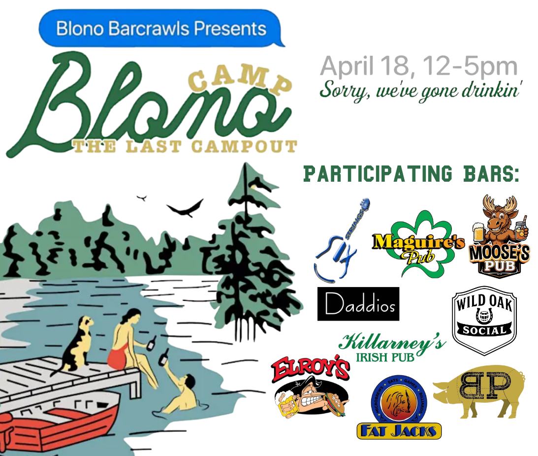 Blono's Last Campout - Spring Bar Crawl