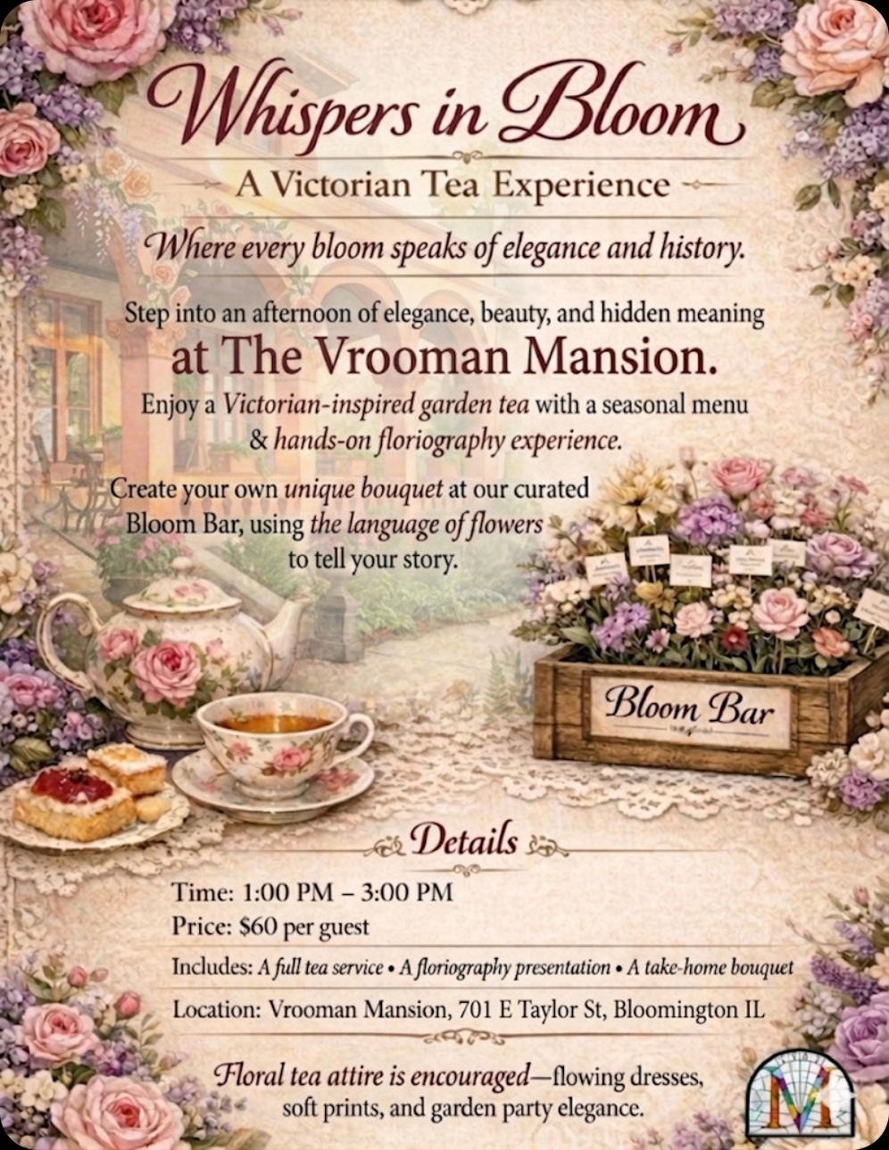 Whispers in Bloom: A Victorian Tea Experience