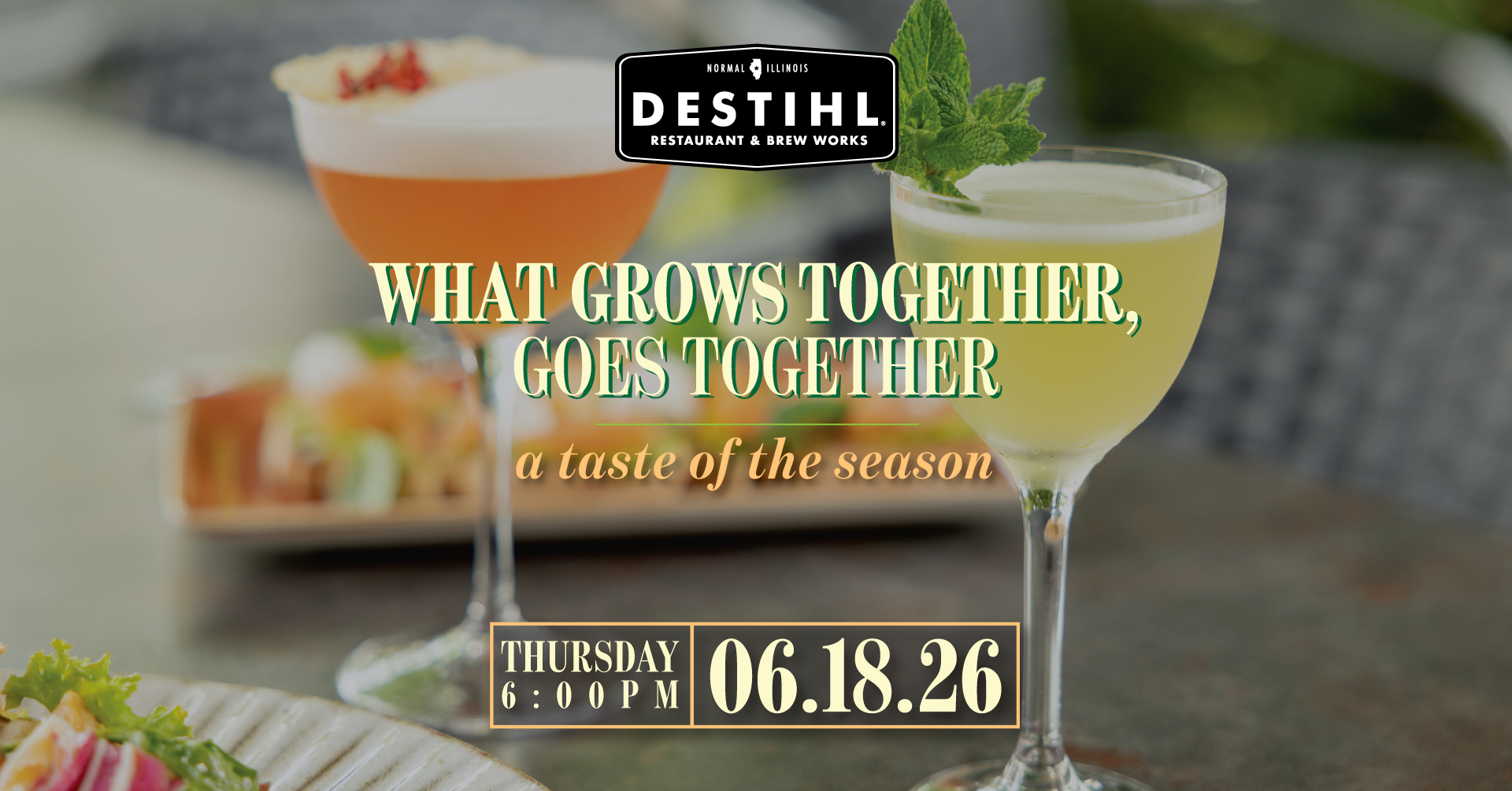 What Grows Together, Goes Together: A Seasonal Tasting